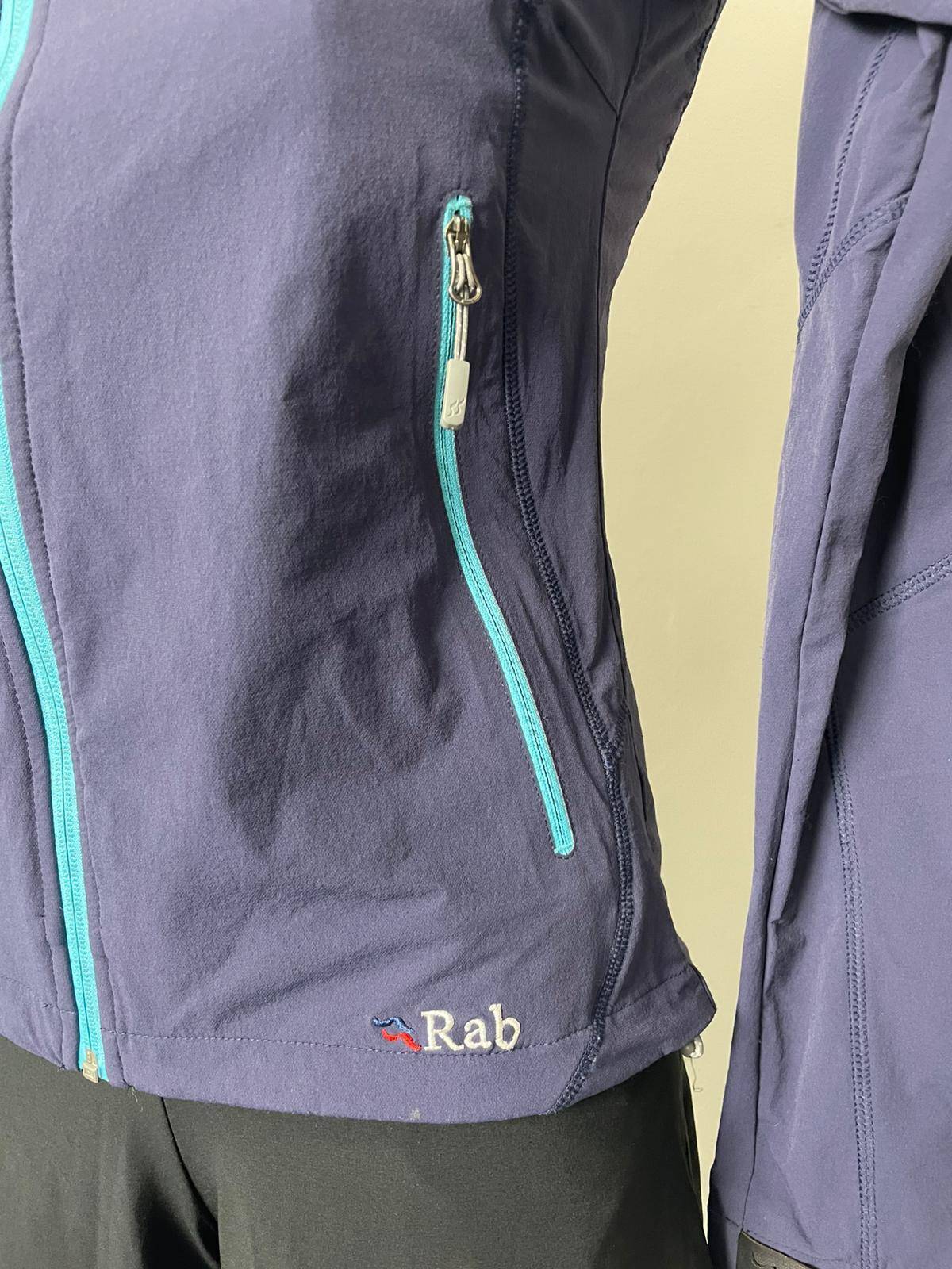 Rab Women's Soft Shell Full Zip Hiking/Walking Jacket - UK 10