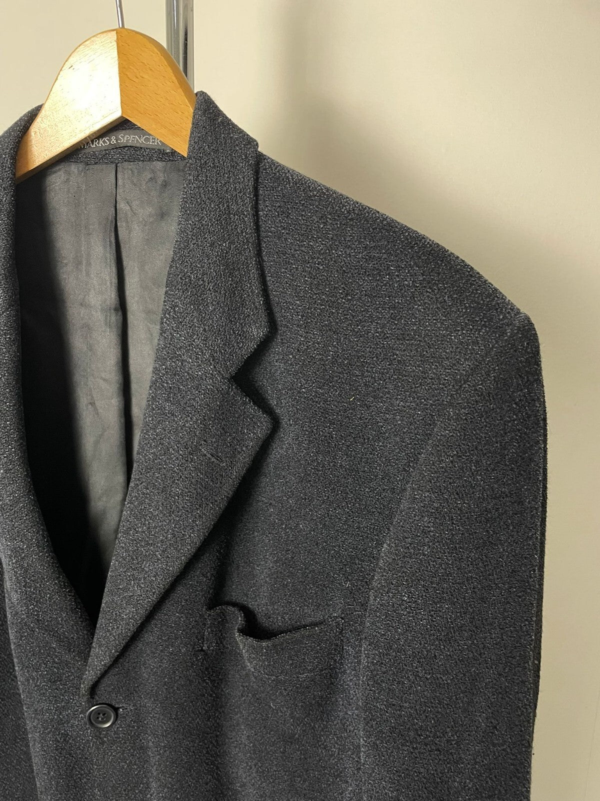 St Michaels Marks & Spencer Italian Soft Single Breasted Blazer Jacket - 40/S