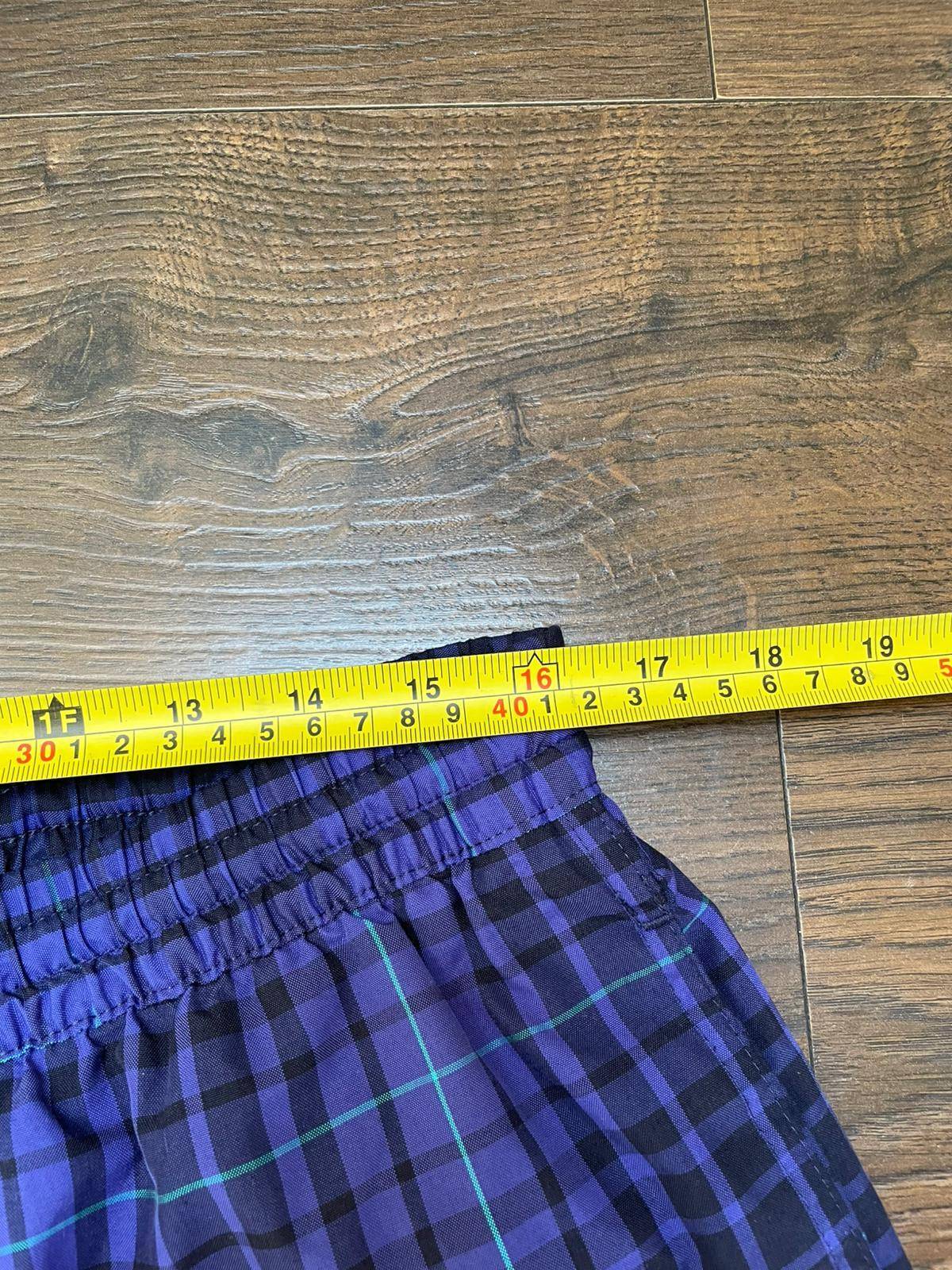 Speedo Men's Swim/Casual Check Pattern Shorts - L/Large - Blue