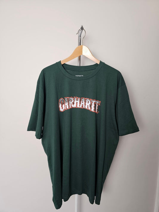 Carharrt WIP Big Spellout Chest Print Short Sleeve T-Shirt/Tee/Top - XXL/2XL