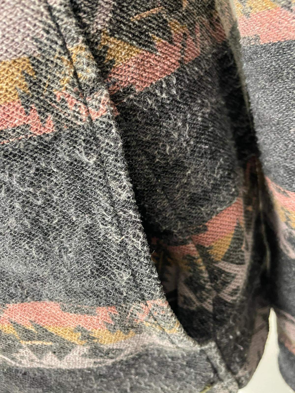 Rip Curl Betty Full Zip Sherpa Fleece Lined Aztec Pattern Surf Wear Jacket - M