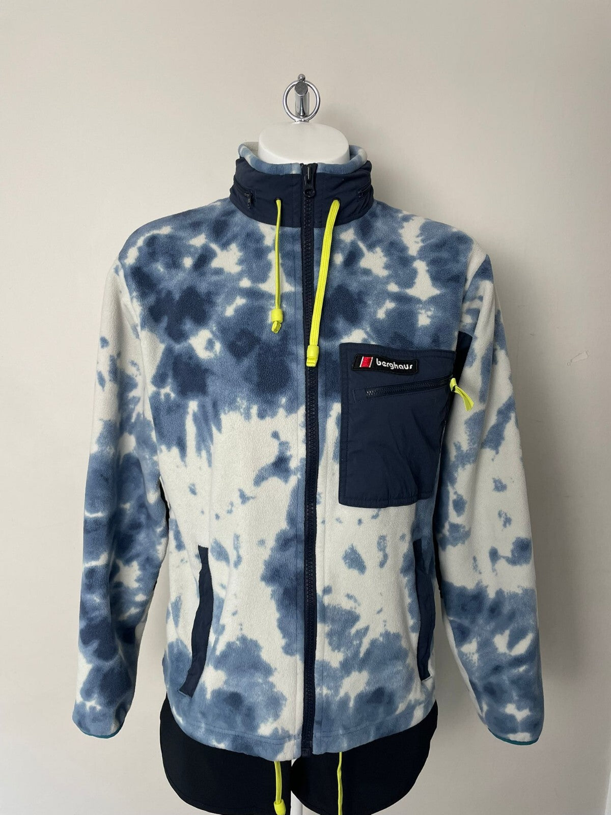 Berghaus Full Zip Ascent 91 Fleece Jacket Rollaway Hood - M/Medium - Women's