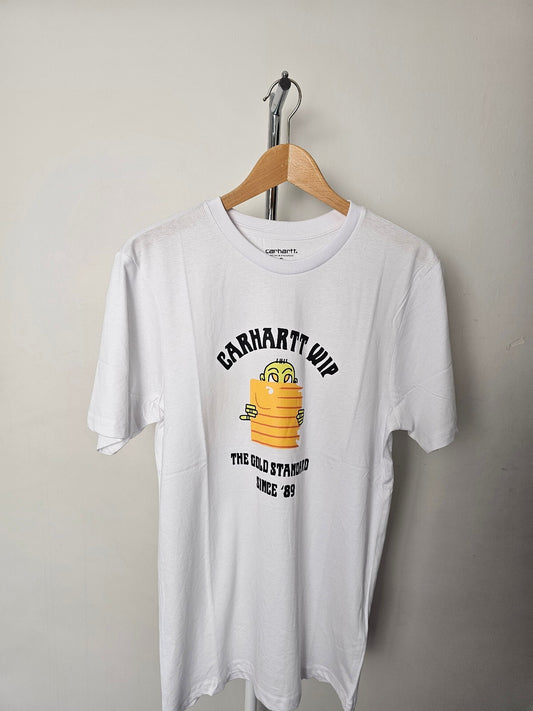Carharrt WIP Gold Standard Short Sleeve T-Shirt/Top/Tee - S/Small - White