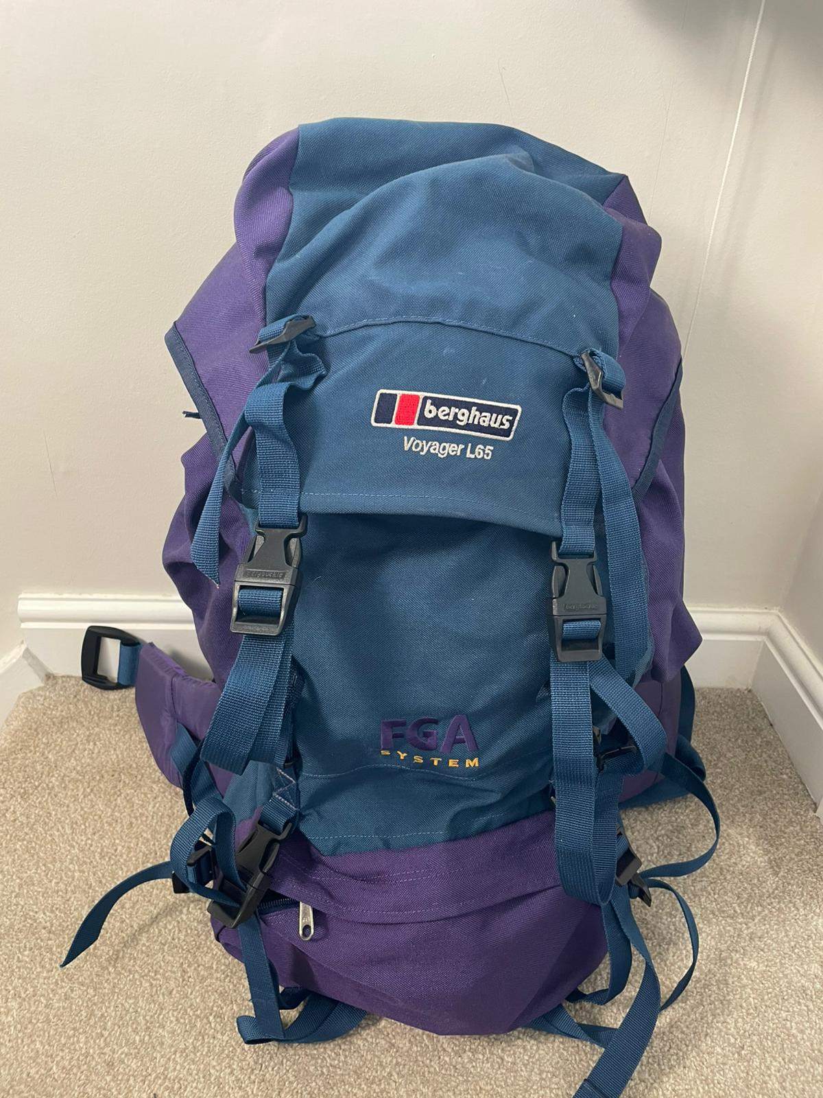 Berghaus Vintage Style 65L FGA System Hiking Backpack/Rucksack