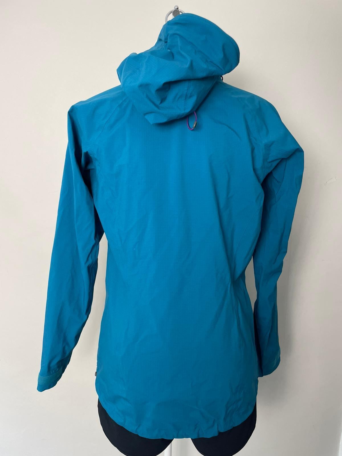 Rab Women's Full Zip Hooded Waterproof Lightweight Hiking/Walking Jacket - UK 12