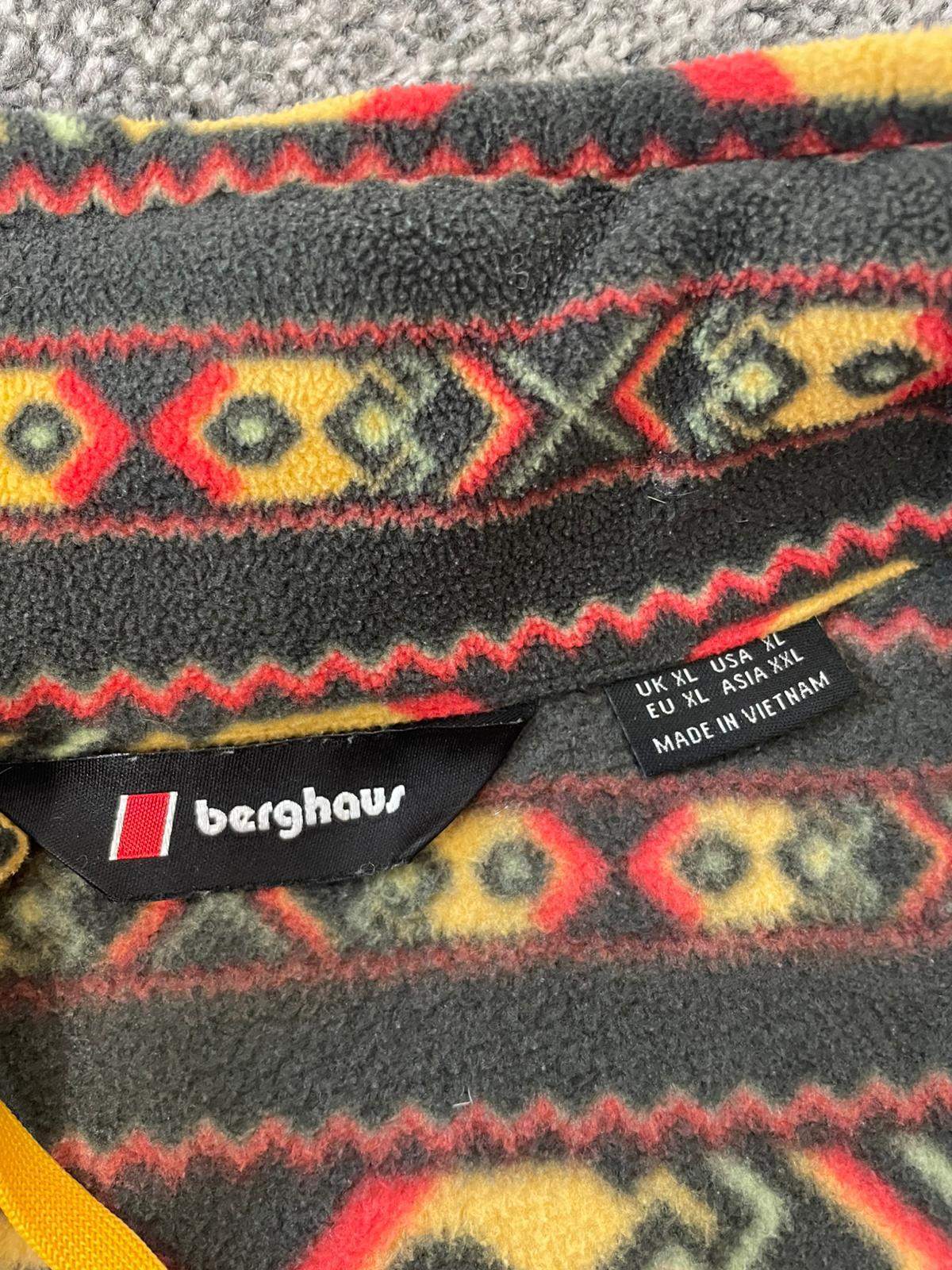Berghaus Full Zip Ascent 91 Fleece Jacket Rollaway Hood - L/Large - Unisex Rare