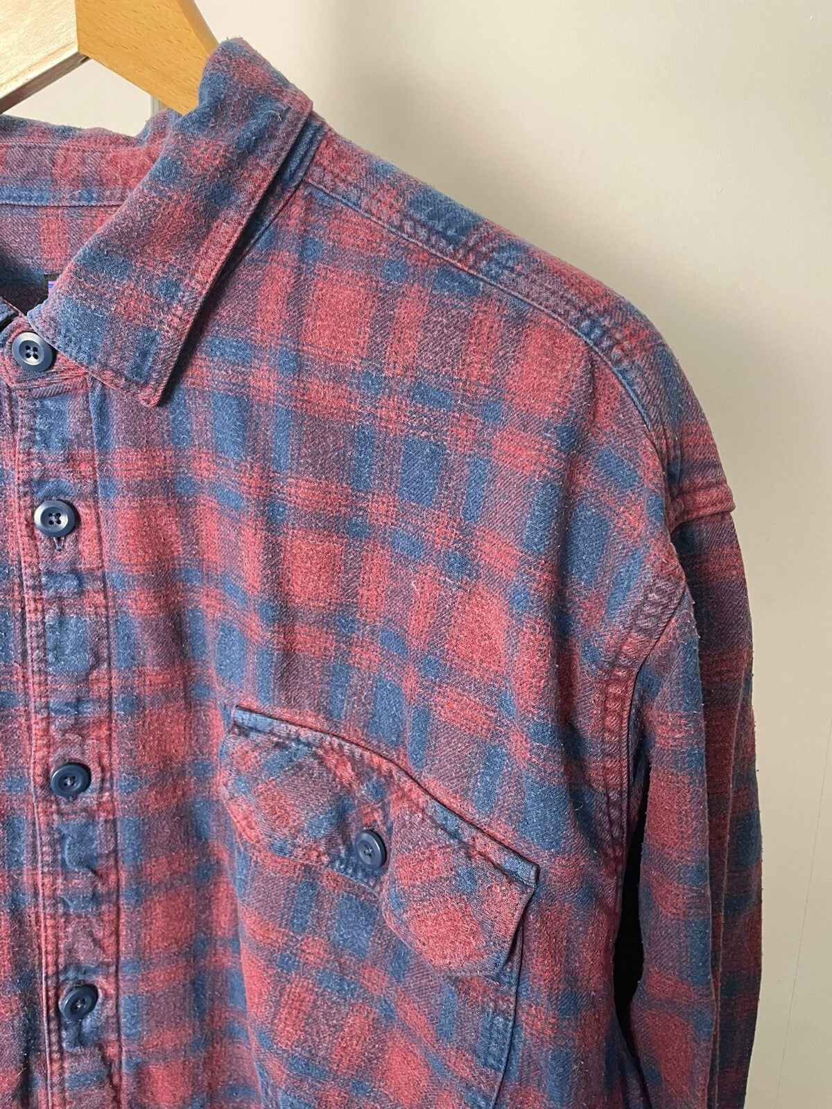 Patagonia Men's Organic Cotton Long Sleeve Check Pocket Shirt - XL/Extra Large
