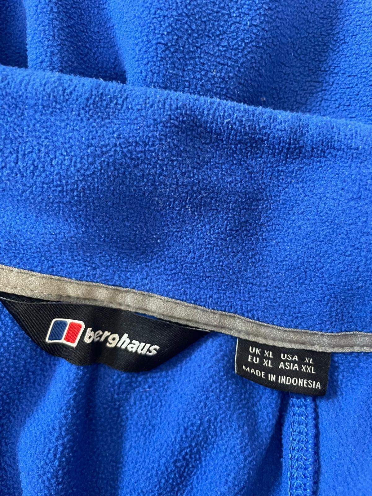Berghaus Men's 1/4 Zip Pullover Lightweight Fleece Jumper XL/Extra Large - Blue