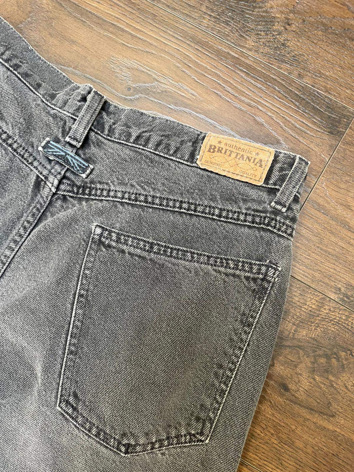 Brittania 'Made In Mexico' Men's Washed Black Vintage Black Denim Jeans W30/L29