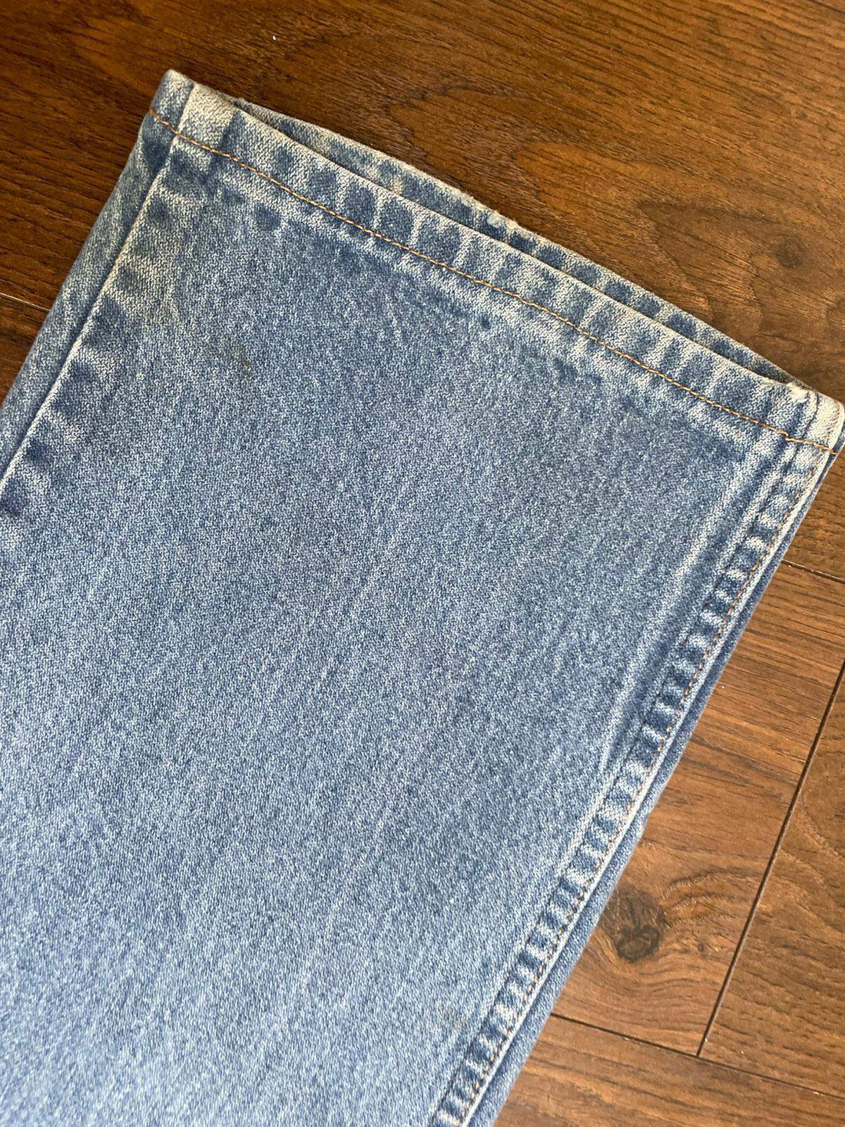 Wrangler Men's Straight Leg Blue Denim Jeans - W40/L31