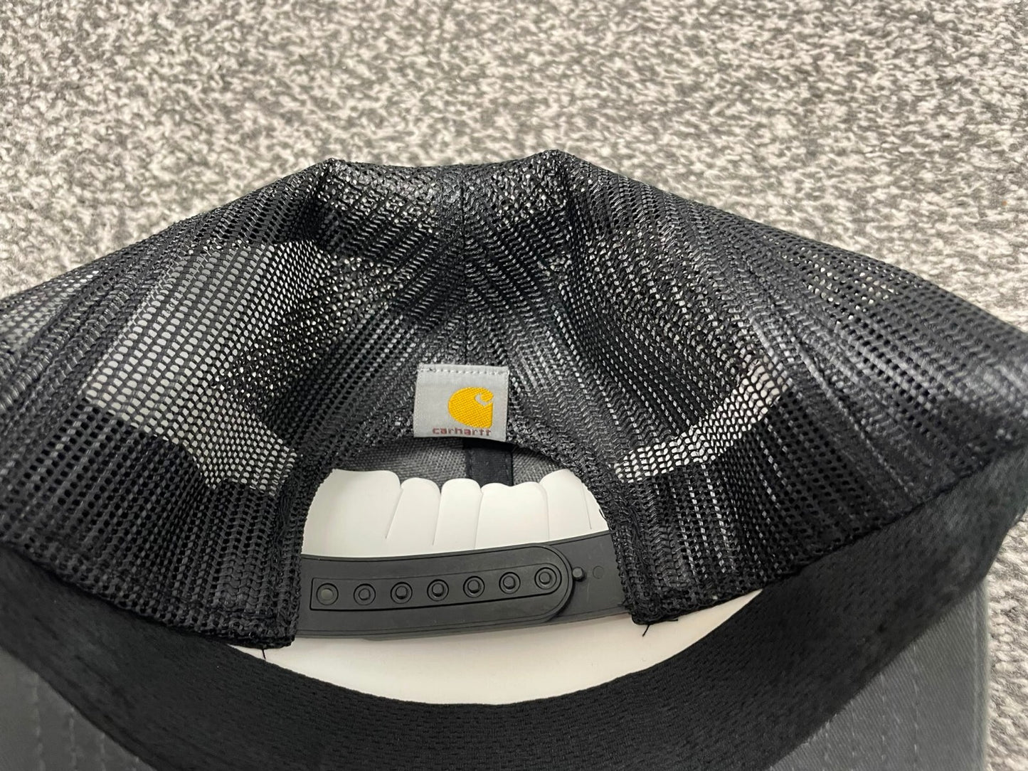 Carhaart Force Casual Fast Drying Truckers/Trucker Style Hat/Cap Dark Grey/Black