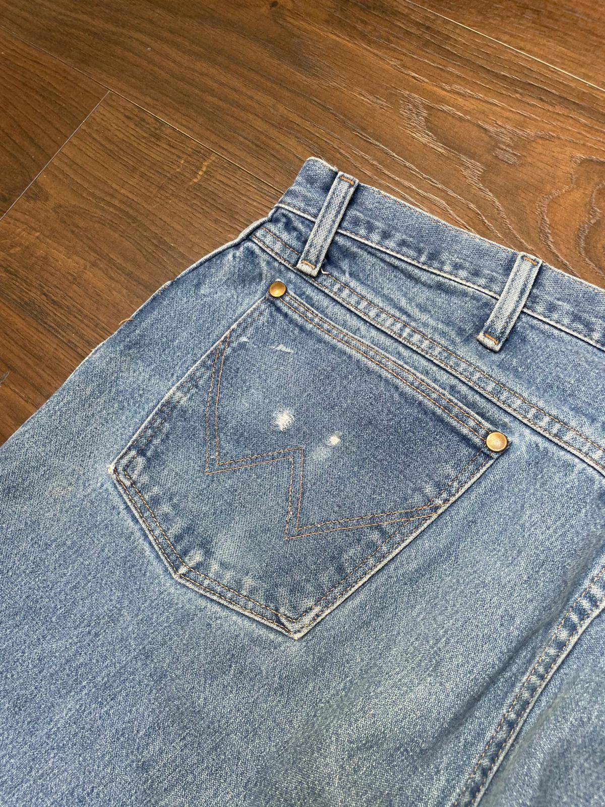 Wrangler Men's Straight Leg Blue Denim Jeans - W40/L31