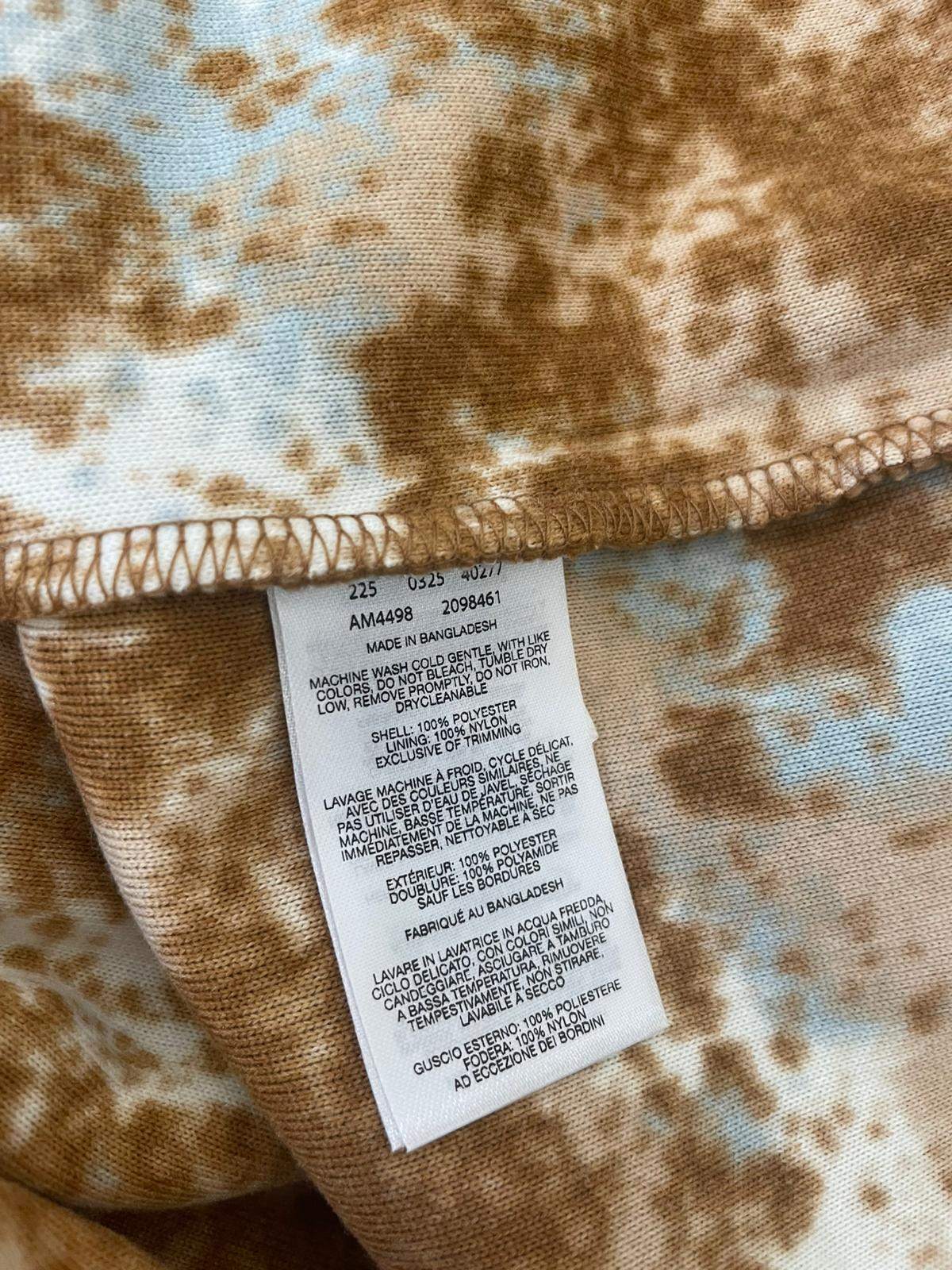Columbia Men's Pullover Snap Button Pattern Fleece Jumper - S/Small