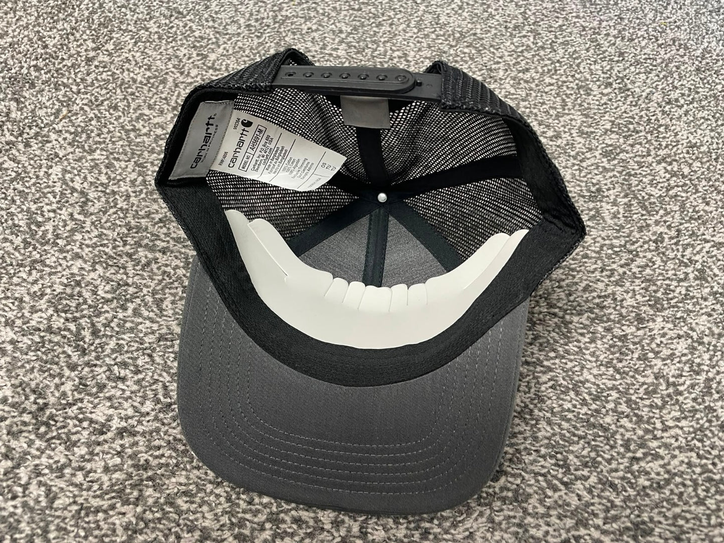 Carhaart Force Casual Fast Drying Truckers/Trucker Style Hat/Cap Dark Grey/Black