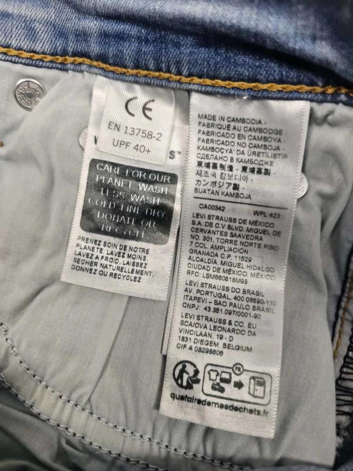 Levi's Womens Boyfriend Fit Mid Rise Tapered Leg Blue Jeans - W26/L30