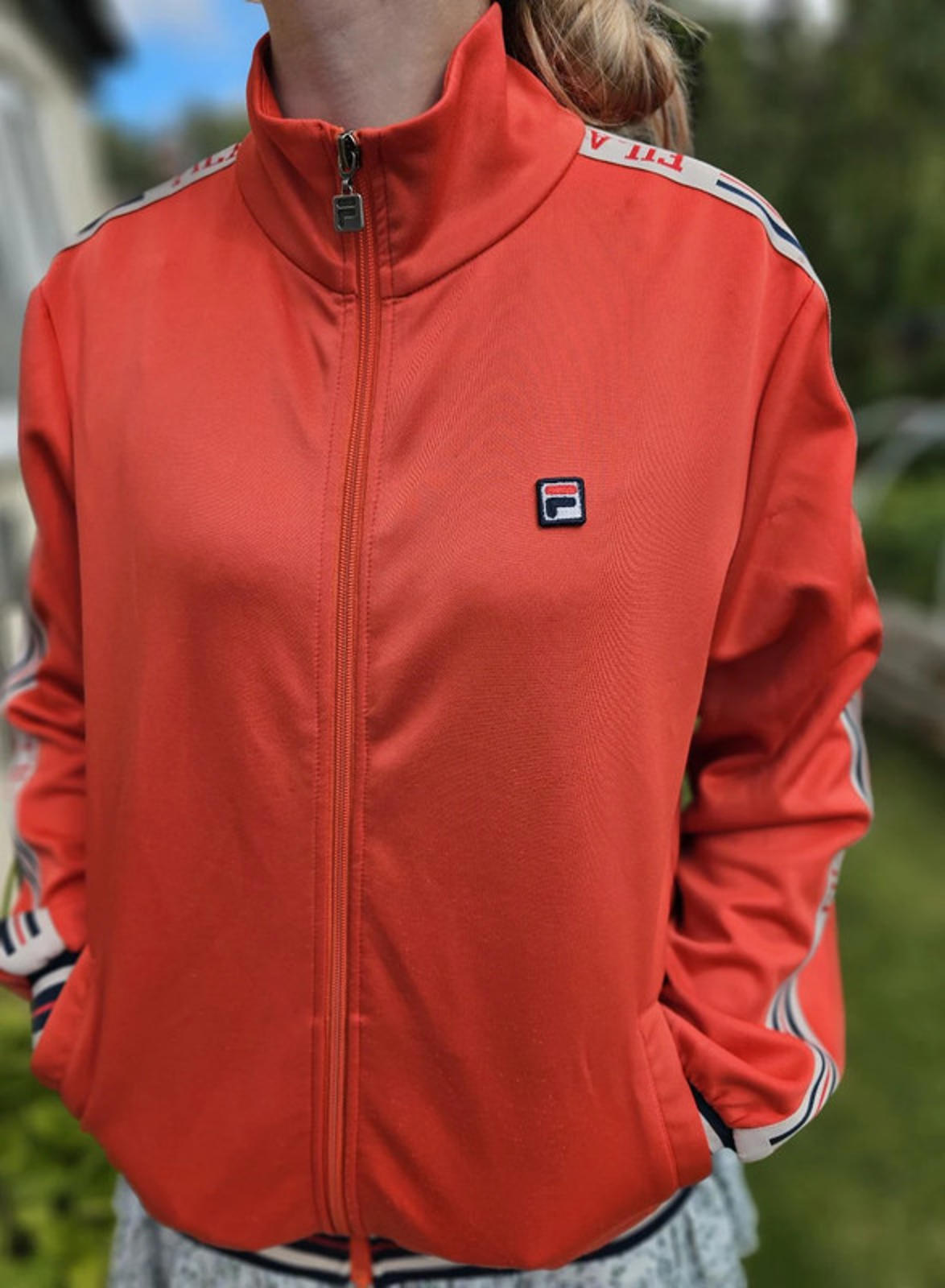 FILA sportswear activewear full zip tracksuit style jacket - s/small M/10