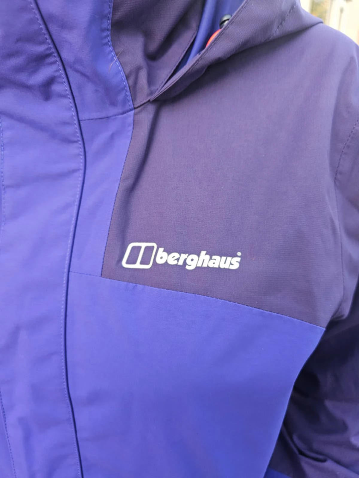 Berghaus Hydroshell Full Zip Hooded Waterproof Coat/Jacket - UK 12 Hike Walk