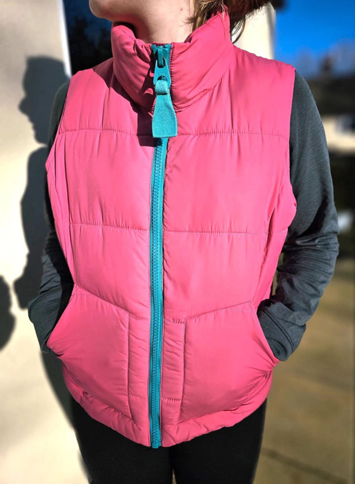 Joules Pink Insulated Body Warmer Vest Gillet - UK 12