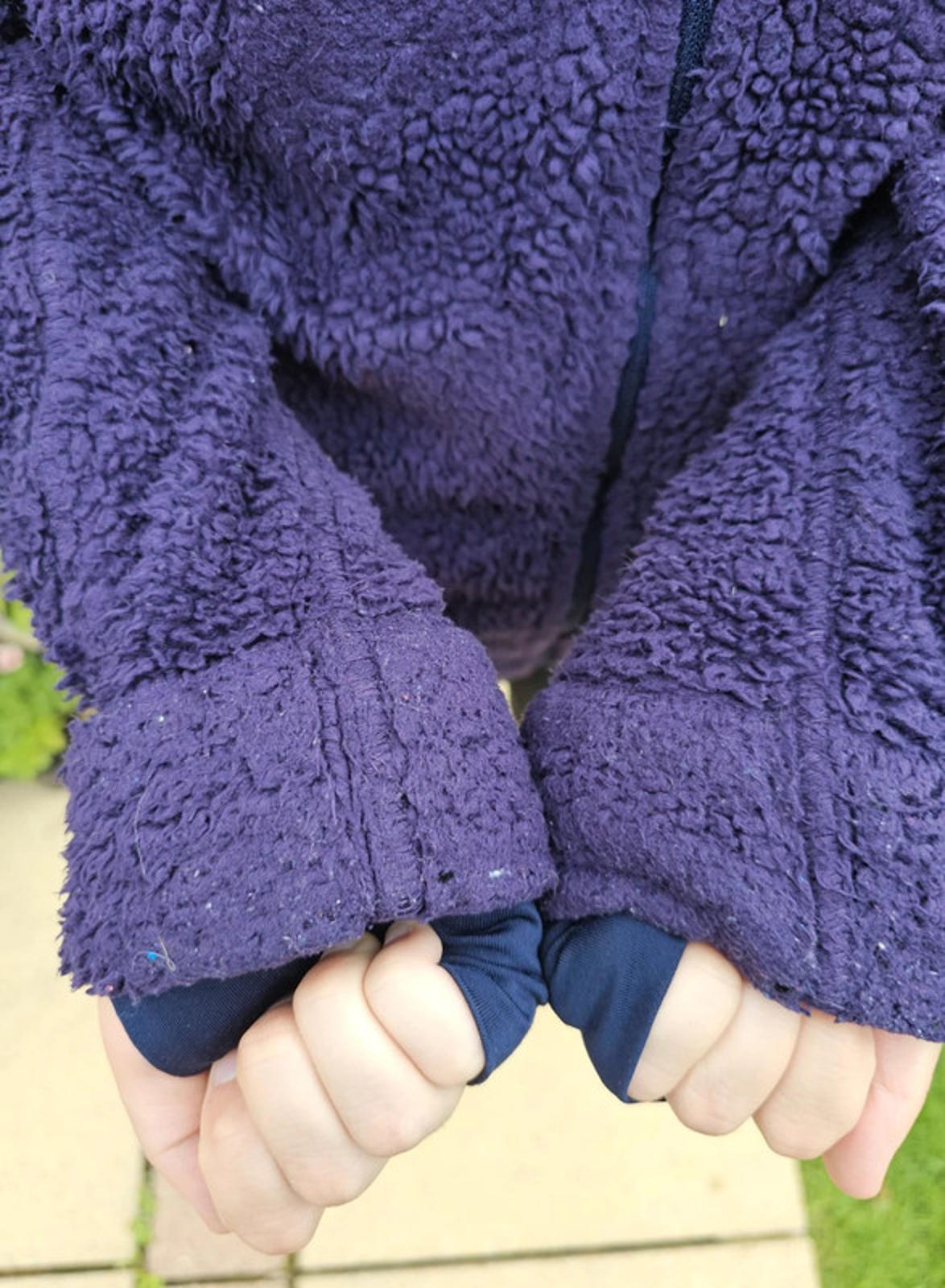 Columbia Purple Full Zip Fleece Jacket - M/Medium