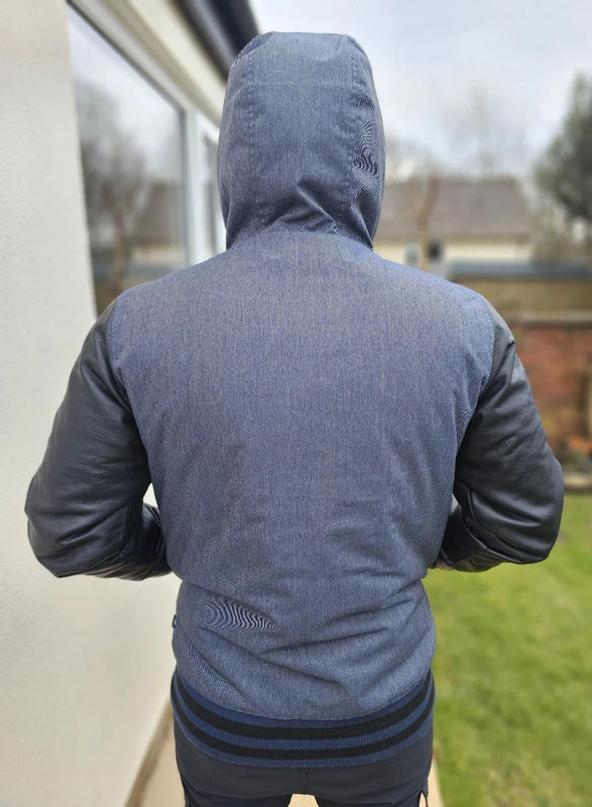 Awesome VANS Blue/Black Full Zip Hooded Coat/Jacket - M/Medium