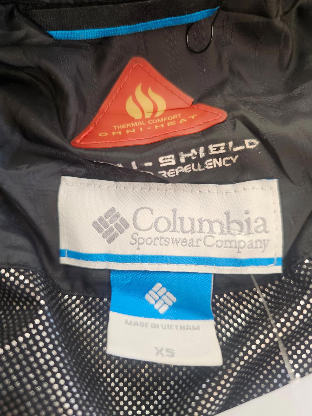 Columbia Womens Omni-Heat Low Bulk Full Zip Quilted Style Jacket - XS - Black