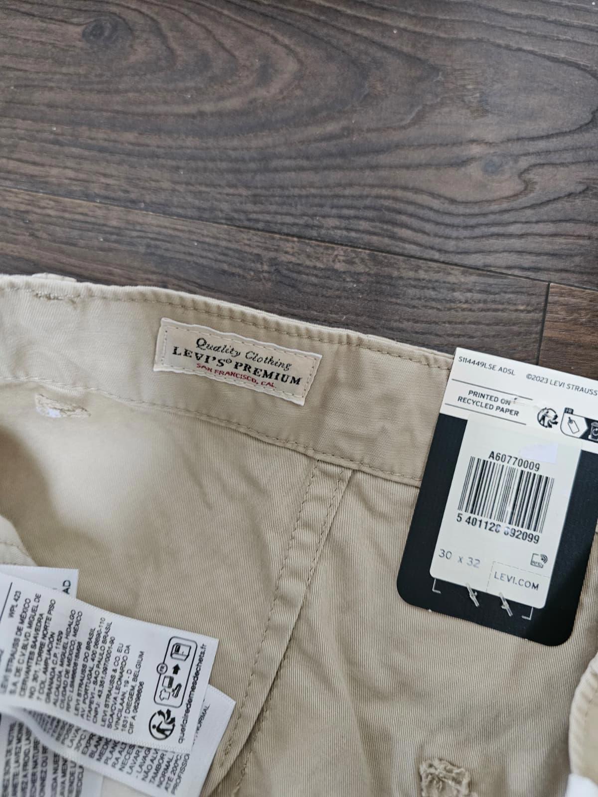 Levi's Womens Beige Cargo Trousers/Pants - W30/L32 - UK 10 - NWT - RRP £100