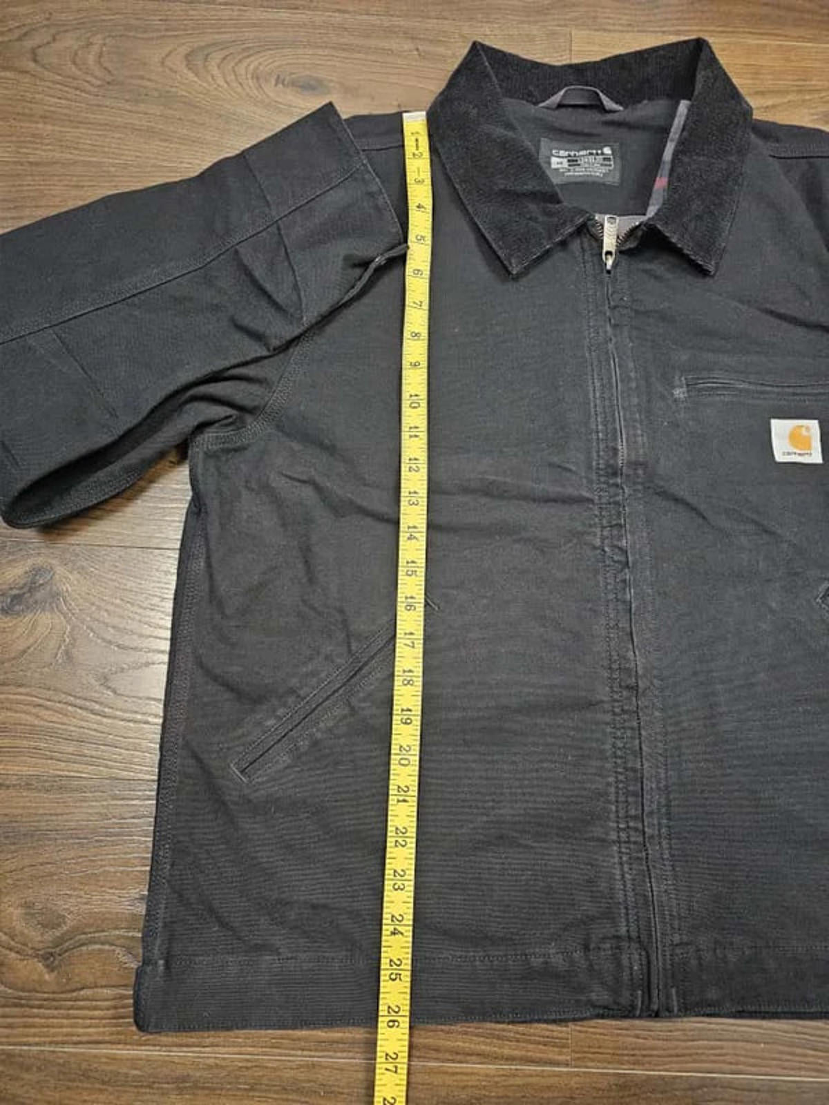 Carharrt Rugged Flex Loose Fit Blanket Lined Detroit Jacket - M/Med - Black