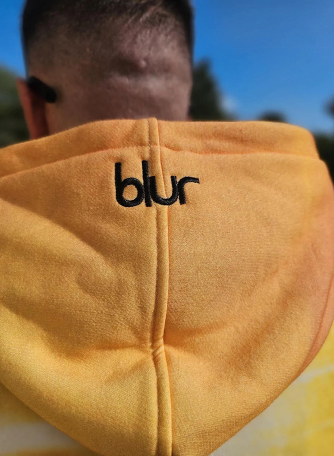 Limited Edition Blur X Pleasures Collab Pullover Embroidered Hoodie - L/Large