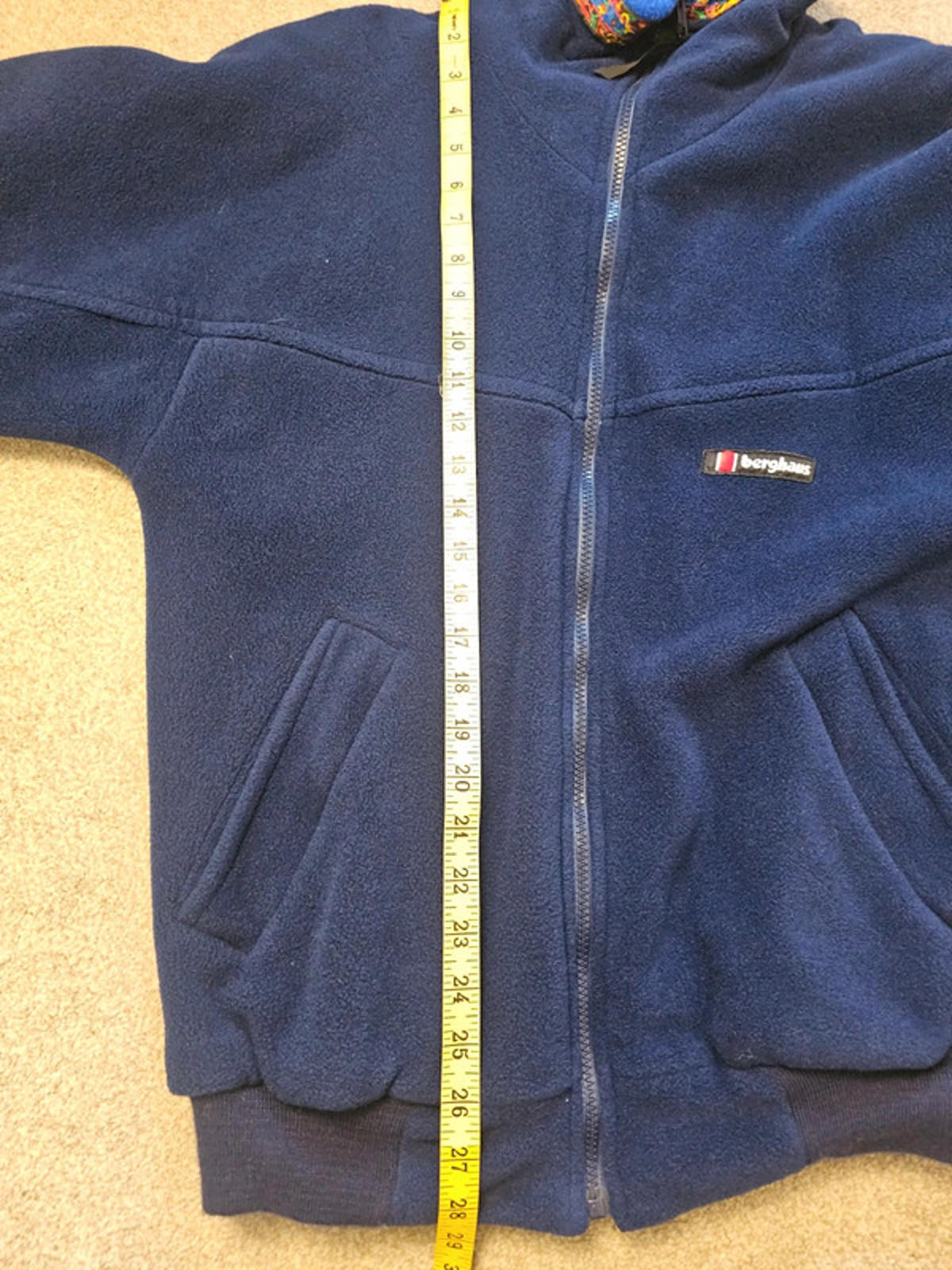 Vintage Berghaus Laventer Navy Polartec Windstopper XCT Fleece Jacket - M