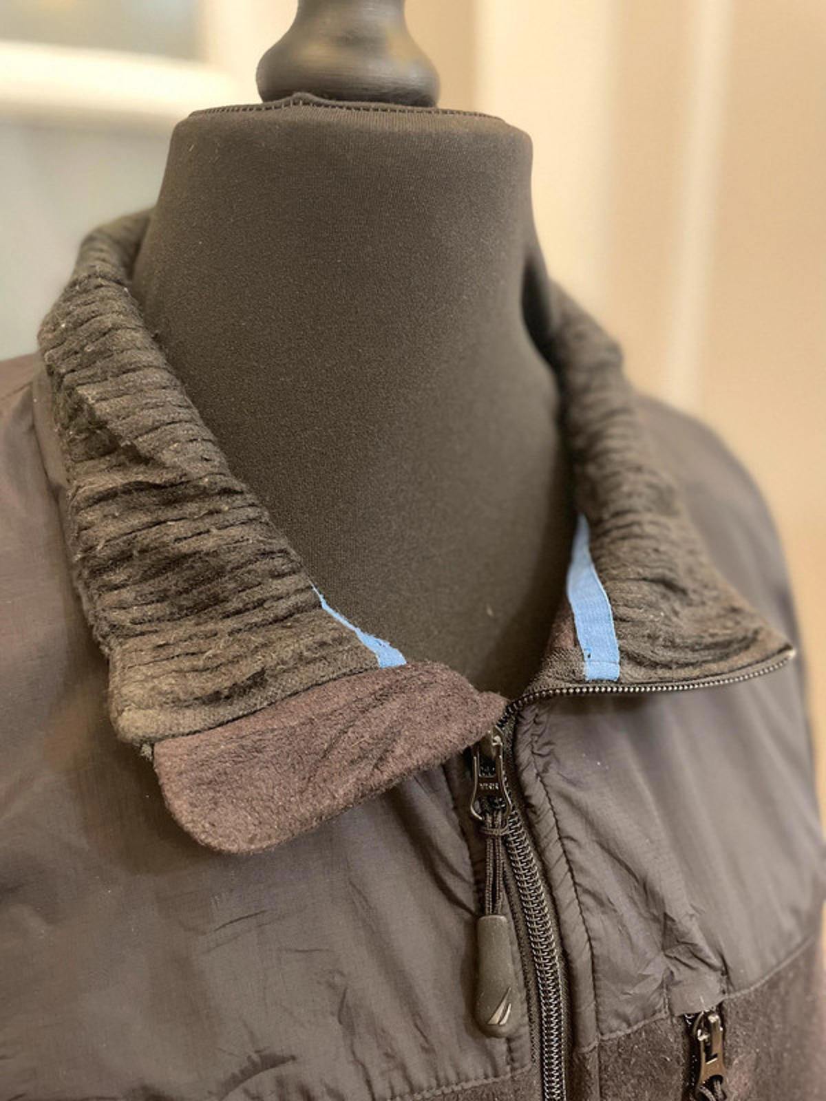 Vintage Nautica Full Zip Fleece Jacket - XL/Extra Large Warm Winter Autumn Sport Sailing