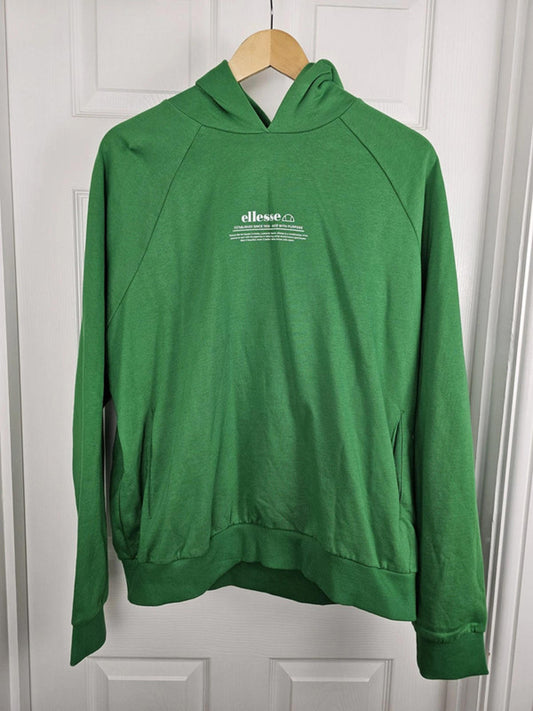 Ellesse Giordano Hoodie - S/Small - Oversize - Green - New With Tags
