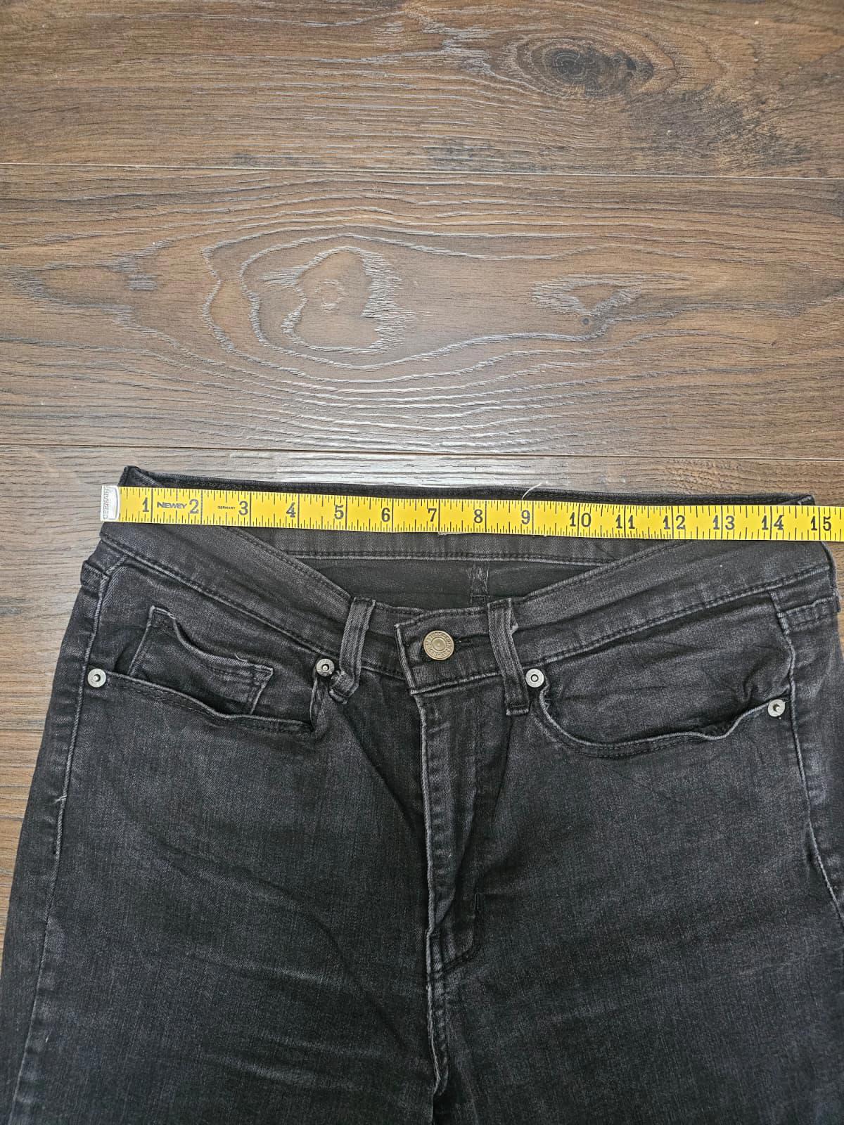 Levi's Womens Black Jeans Classic Straight fit W30/28L Denim Trousers Bottoms