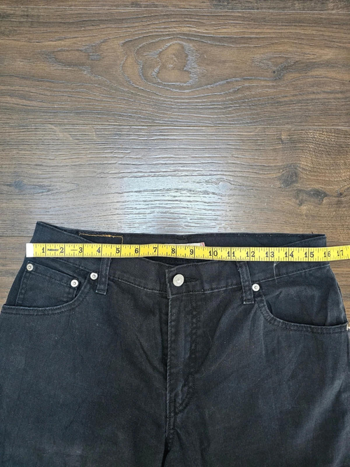 Levi's Womens Black Jeans Relaxed Boot Cut 550 Fit 12S W32/29L Denim