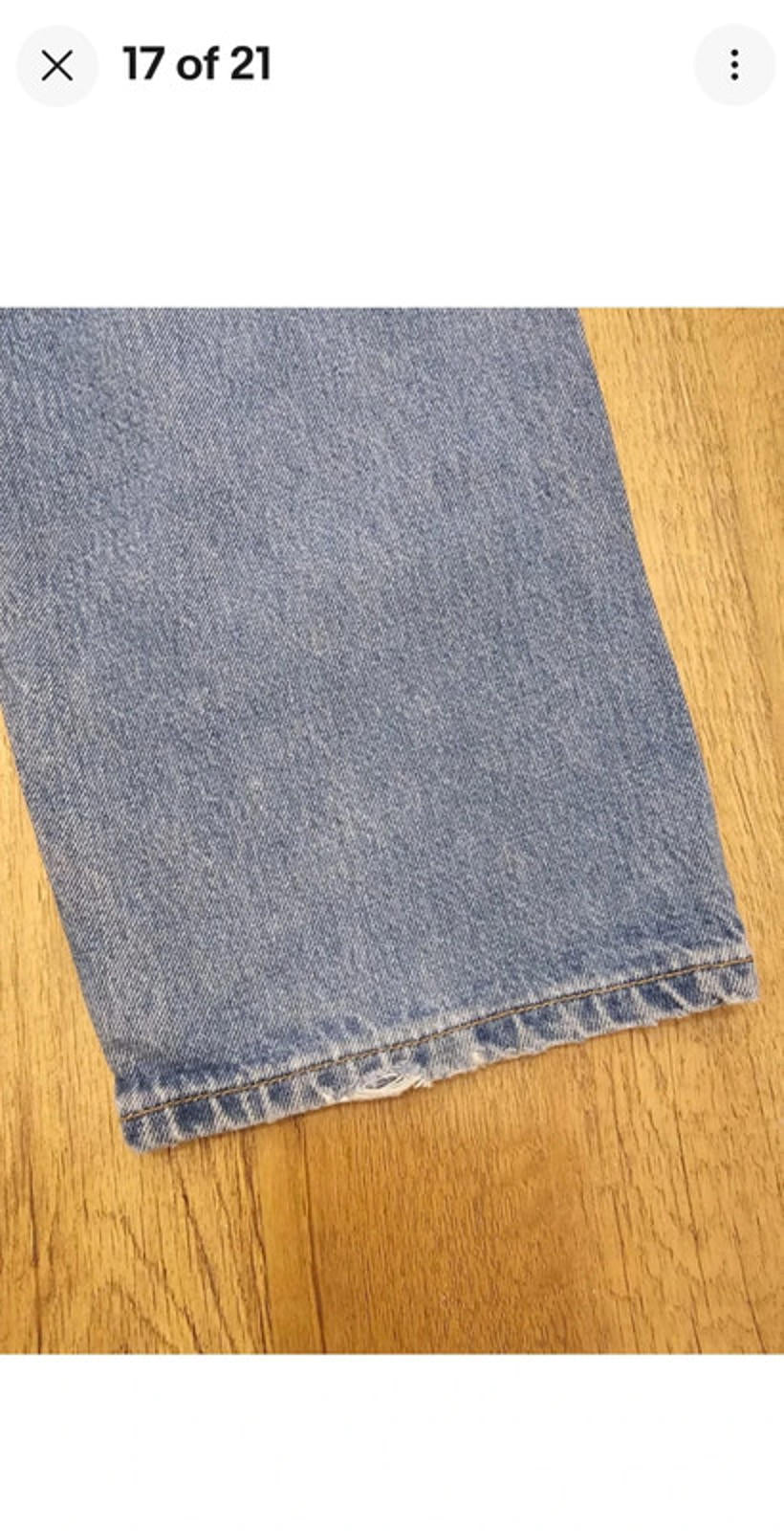 Levi's Vintage Orange Tab Blue Jeans 615 Straight Fit - W39/30L