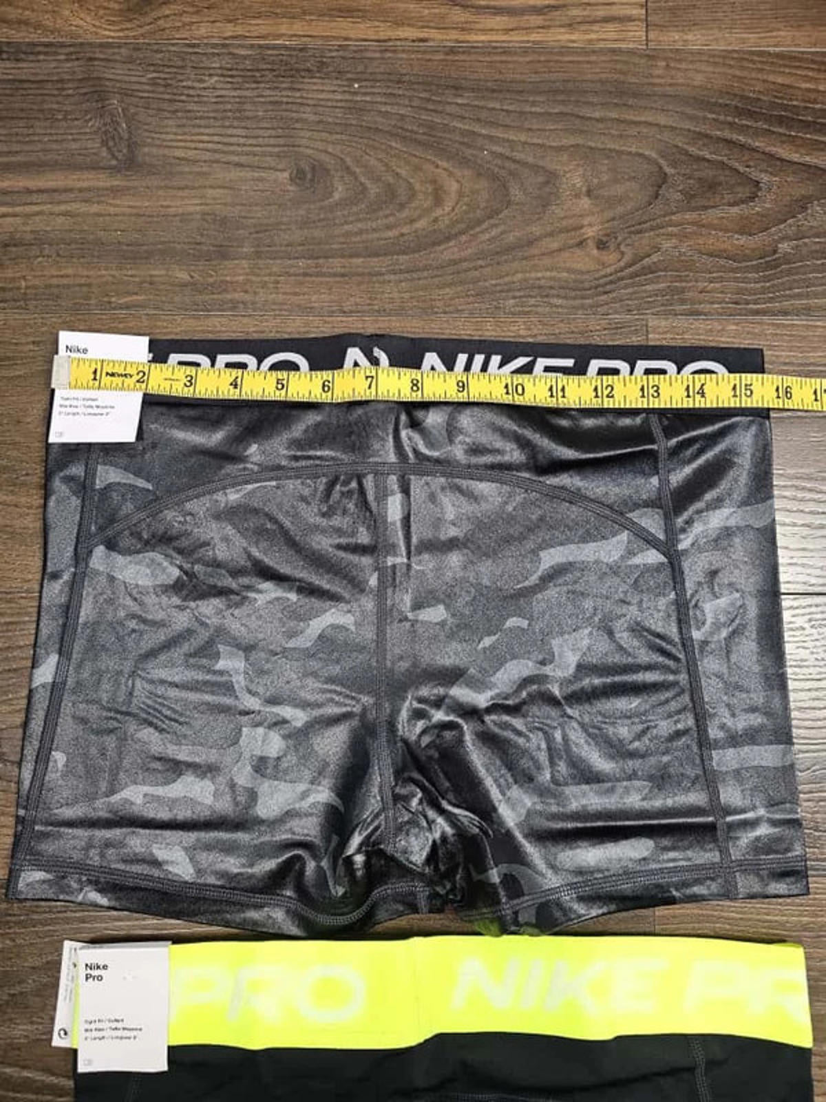 Nike Pro Training Dri-Fit Womens Booty Shorts - L/Large - Black/Camo - Bundle
