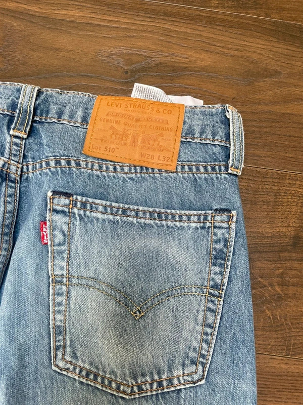 Levi’s Men’s 510 Skinny Style Blue Denim Jeanss - W28/L28