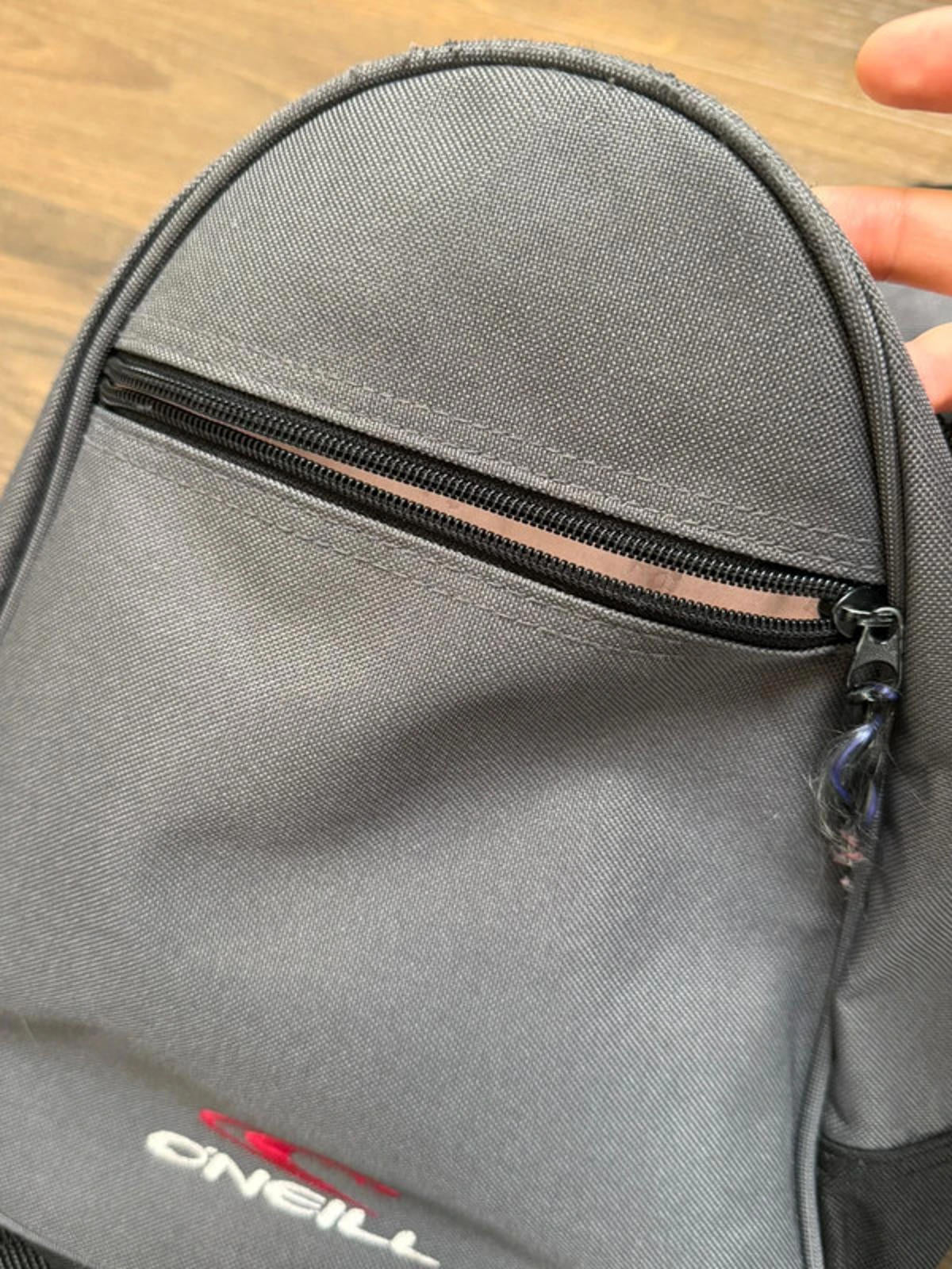 O'Neill Y2K 2000's Single Strap Backpack/Rucksack Shoulder Bag - Grey