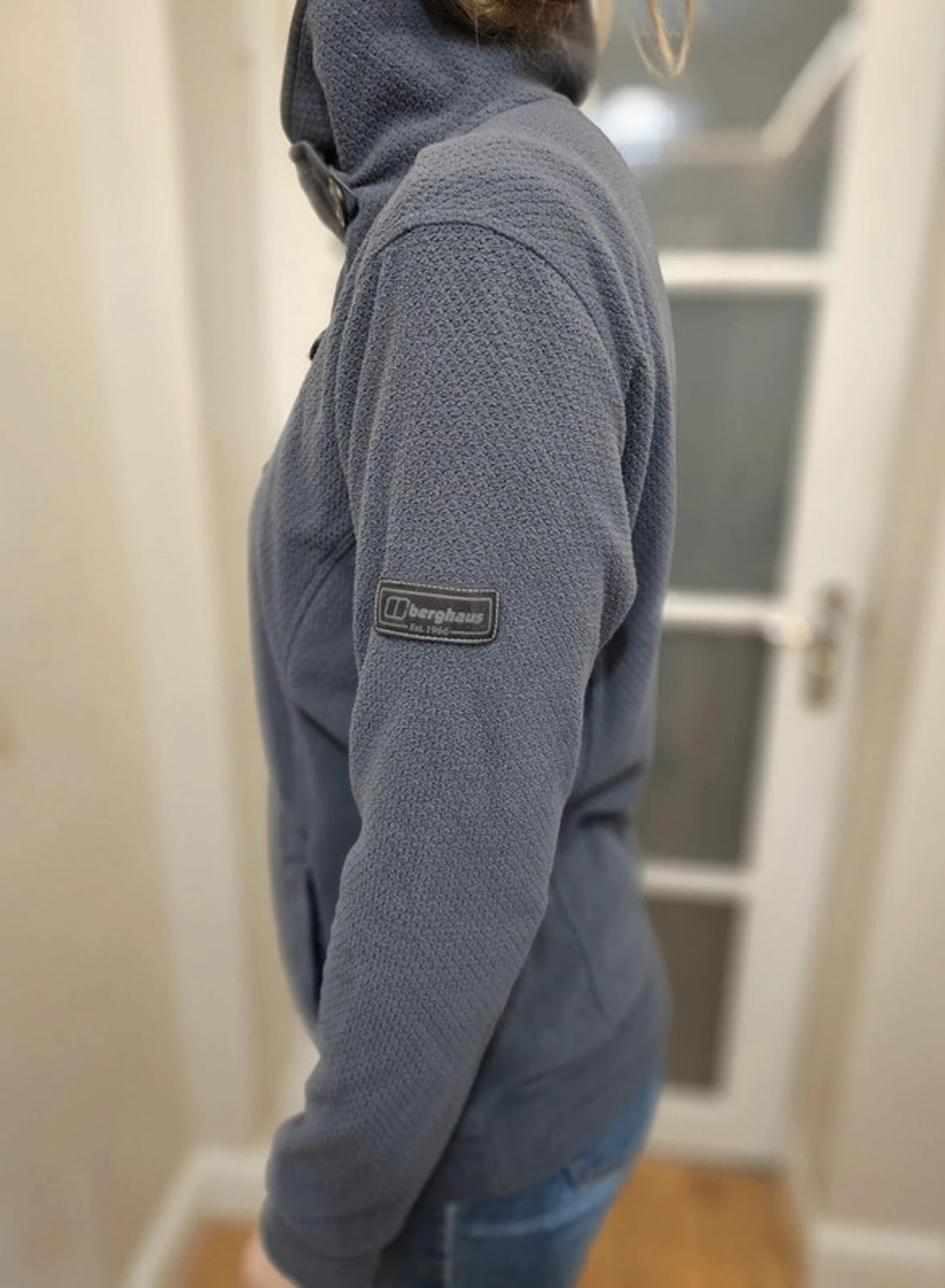 Berghaus Cowl Neck Y2K Style Pullover Fleece Jumper Sweatshirt - UK 12**