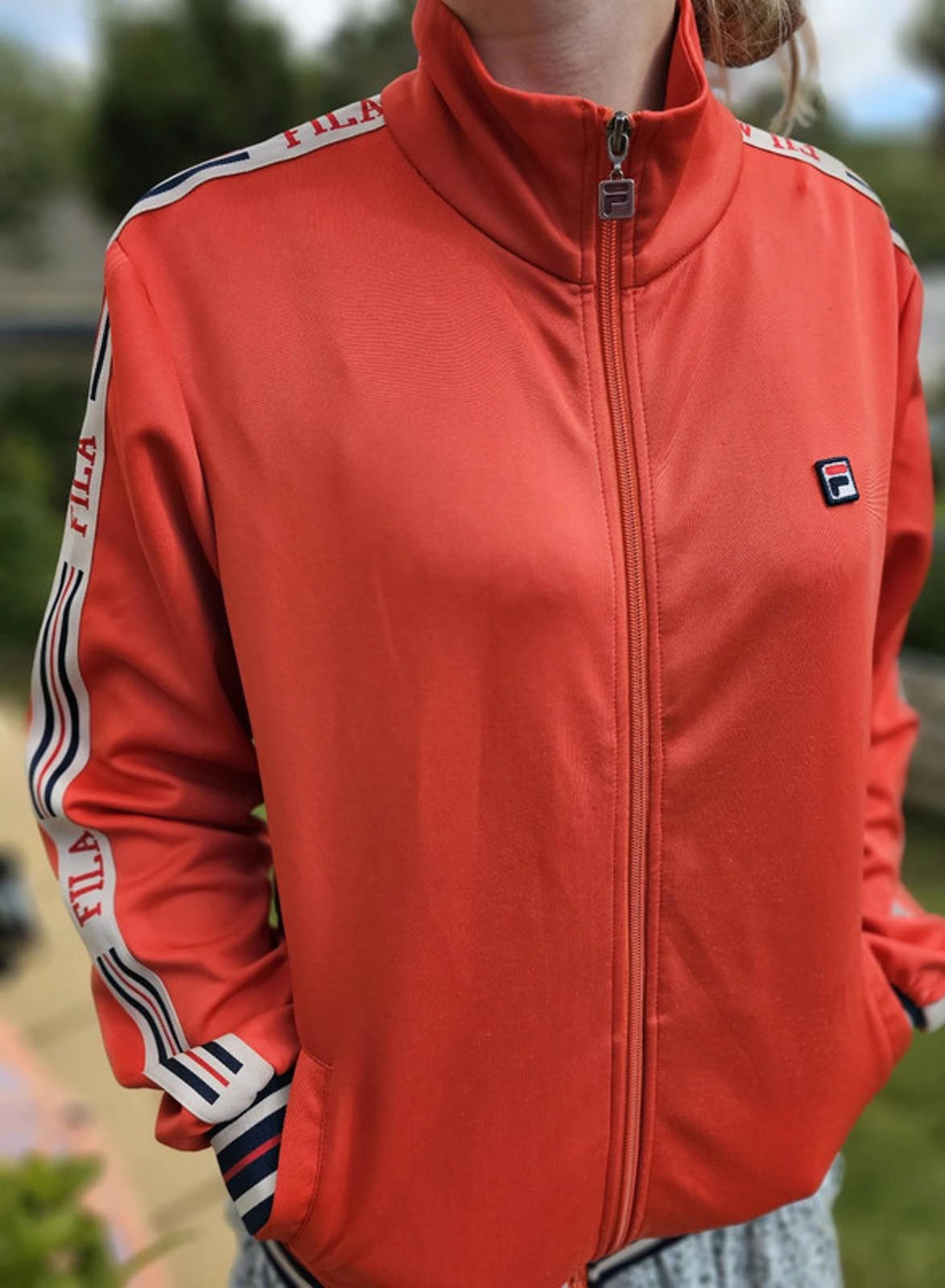 FILA sportswear activewear full zip tracksuit style jacket - s/small M/10