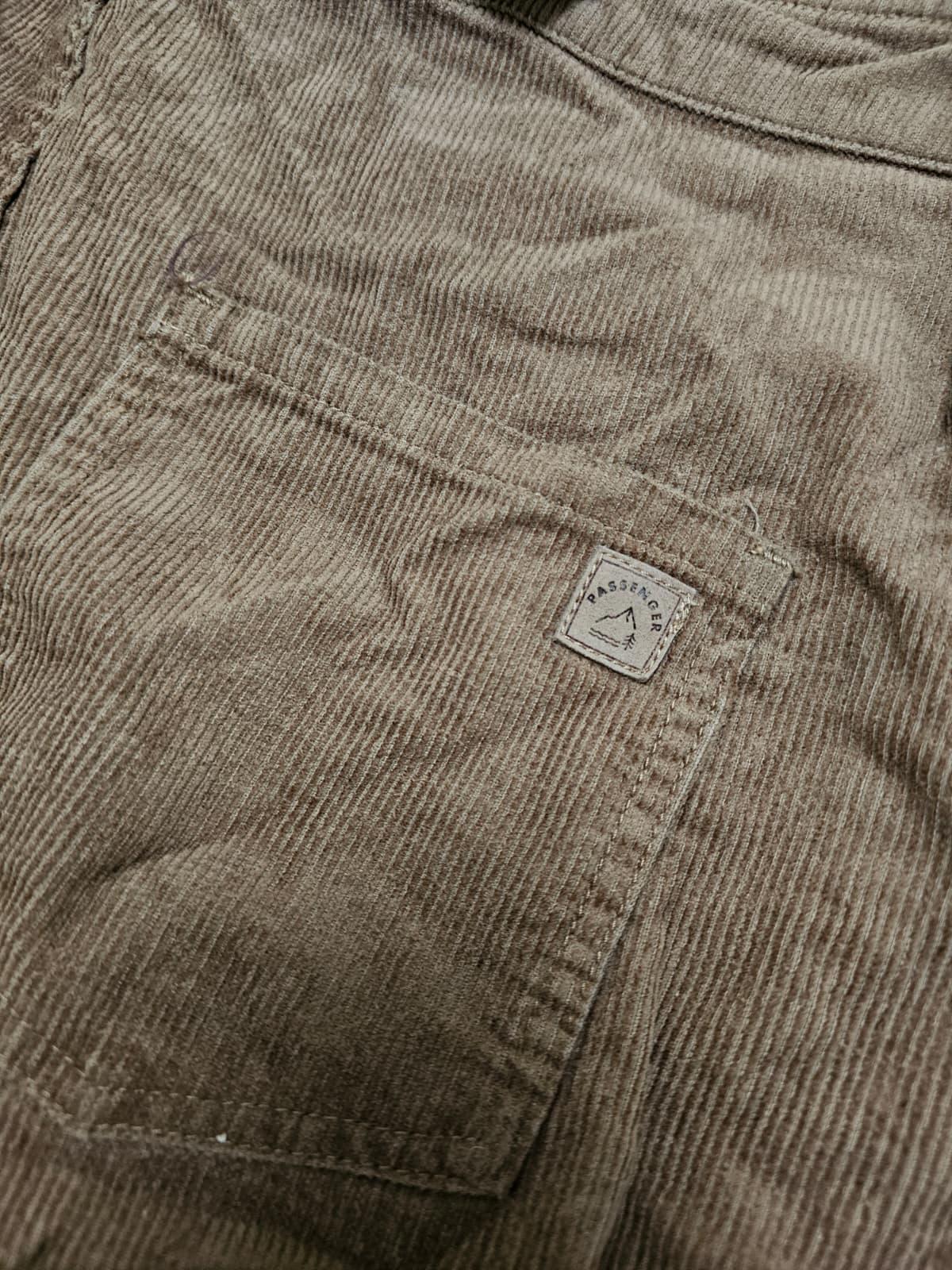 Passenger Womens Corduroy Dungarees - XL/Extra Large - Brown