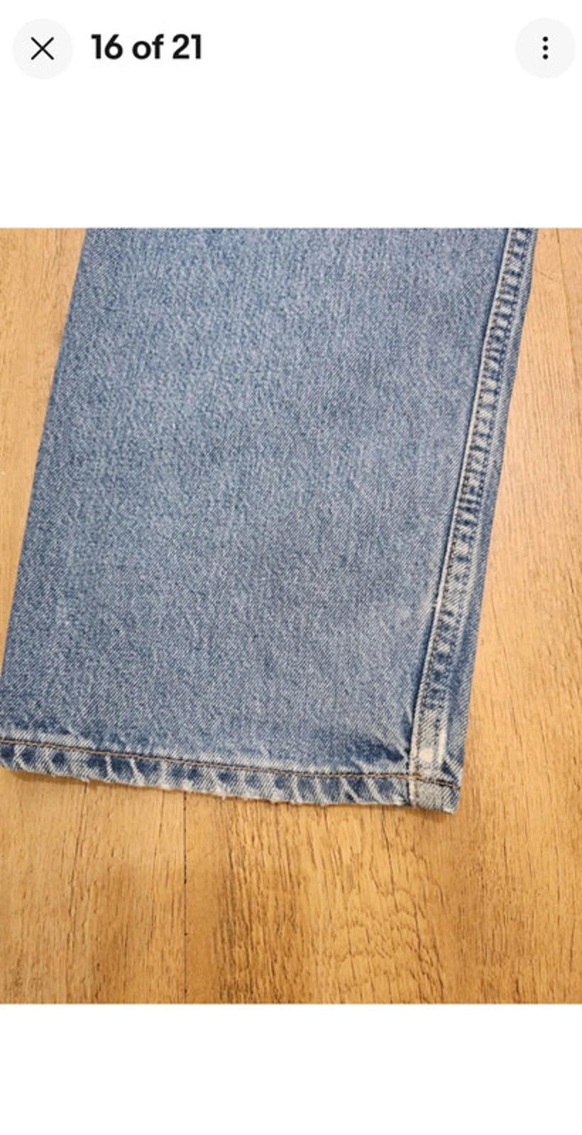 Levi's Vintage Orange Tab Blue Jeans 615 Straight Fit - W39/30L