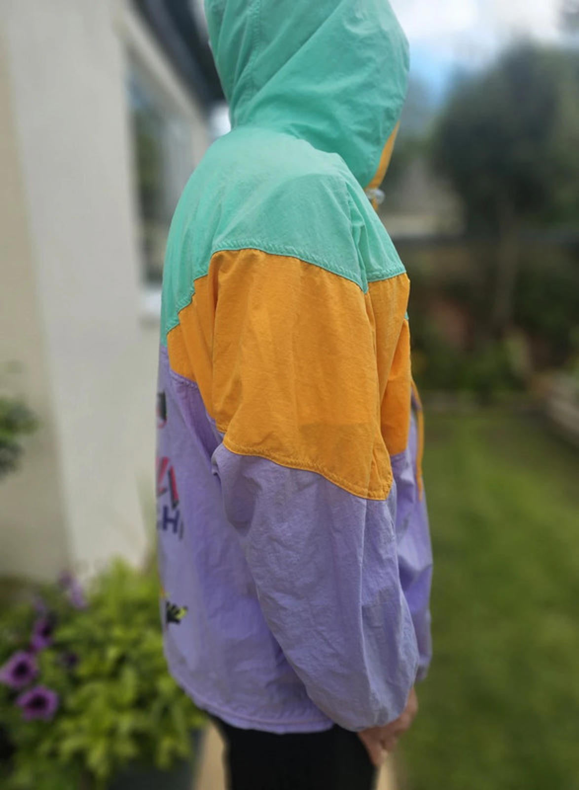 Vintage Adidas Crocodile Beach 1/2 Zip Windbreaker Track Jacket - XL/Extra Large