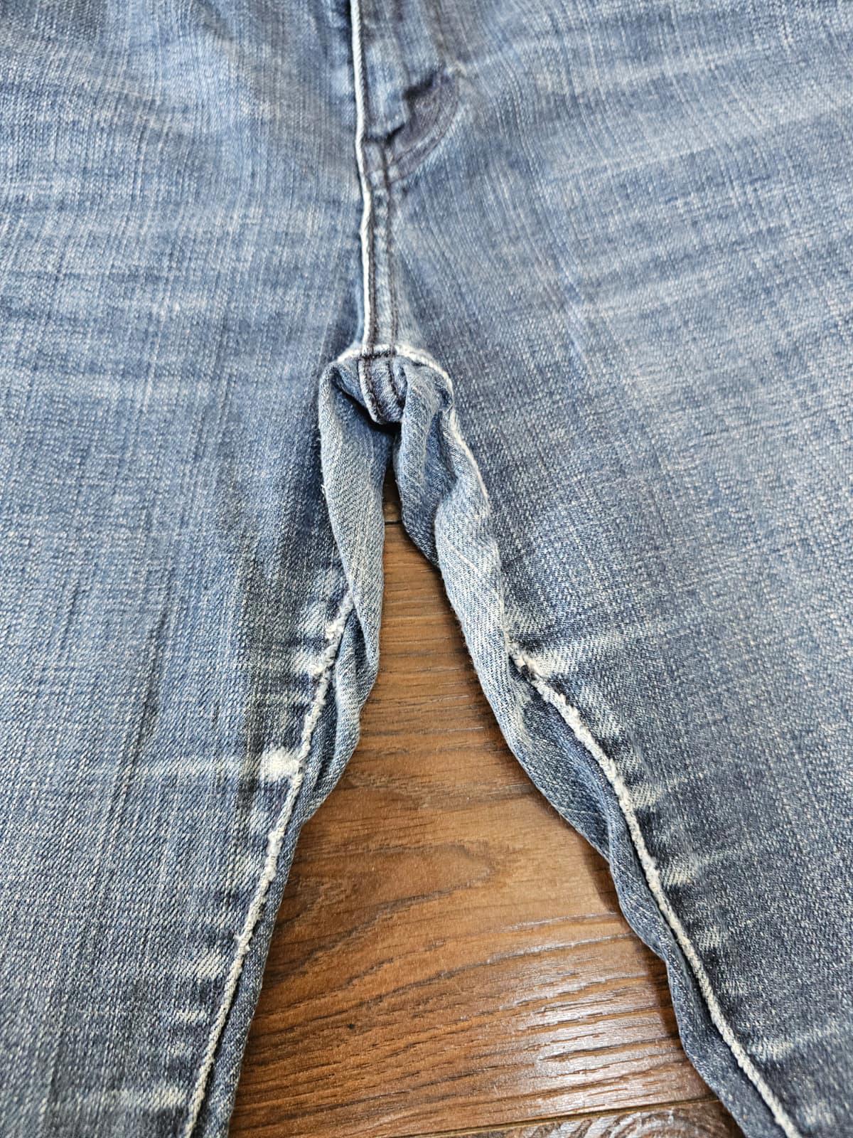 Levi's Womens Blue Jeans Mid Rise Skinny Fit - W35/30L Denim Trousers Bottoms
