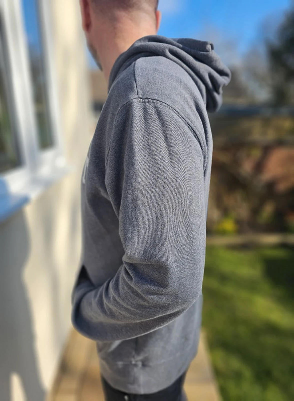 Carharrt Big Spell out Street Wear Grey Hoodie/Hoody - XL/Extra Large