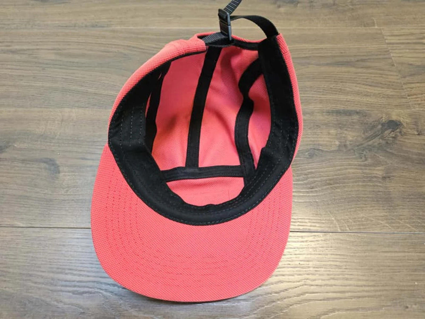 Supreme Red Ballistic Nylon Camp Cap 6 Panel Strap Cap/Hat - Made In USA -Unisex