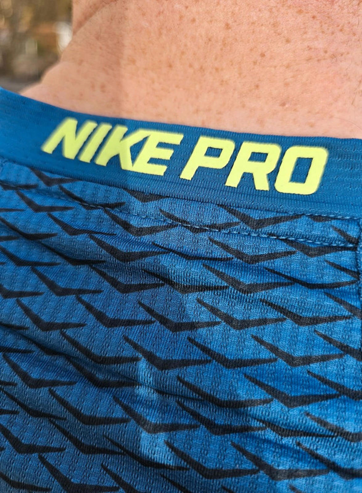 Nike Pro Hyper Cool Blue Activewear T-Shirt Tee Top - M/Medium