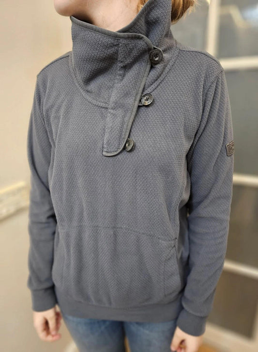Berghaus Cowl Neck Y2K Style Pullover Fleece Jumper Sweatshirt - UK 12**
