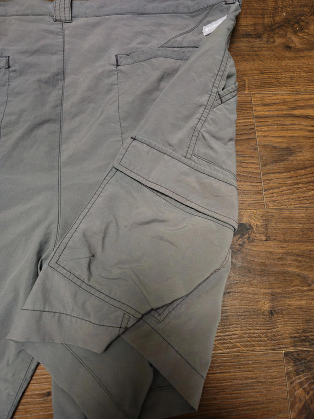 Columbia Omni-Shade Washed Grey Activewear Hiking Sports Cargos Shorts - W38/L9