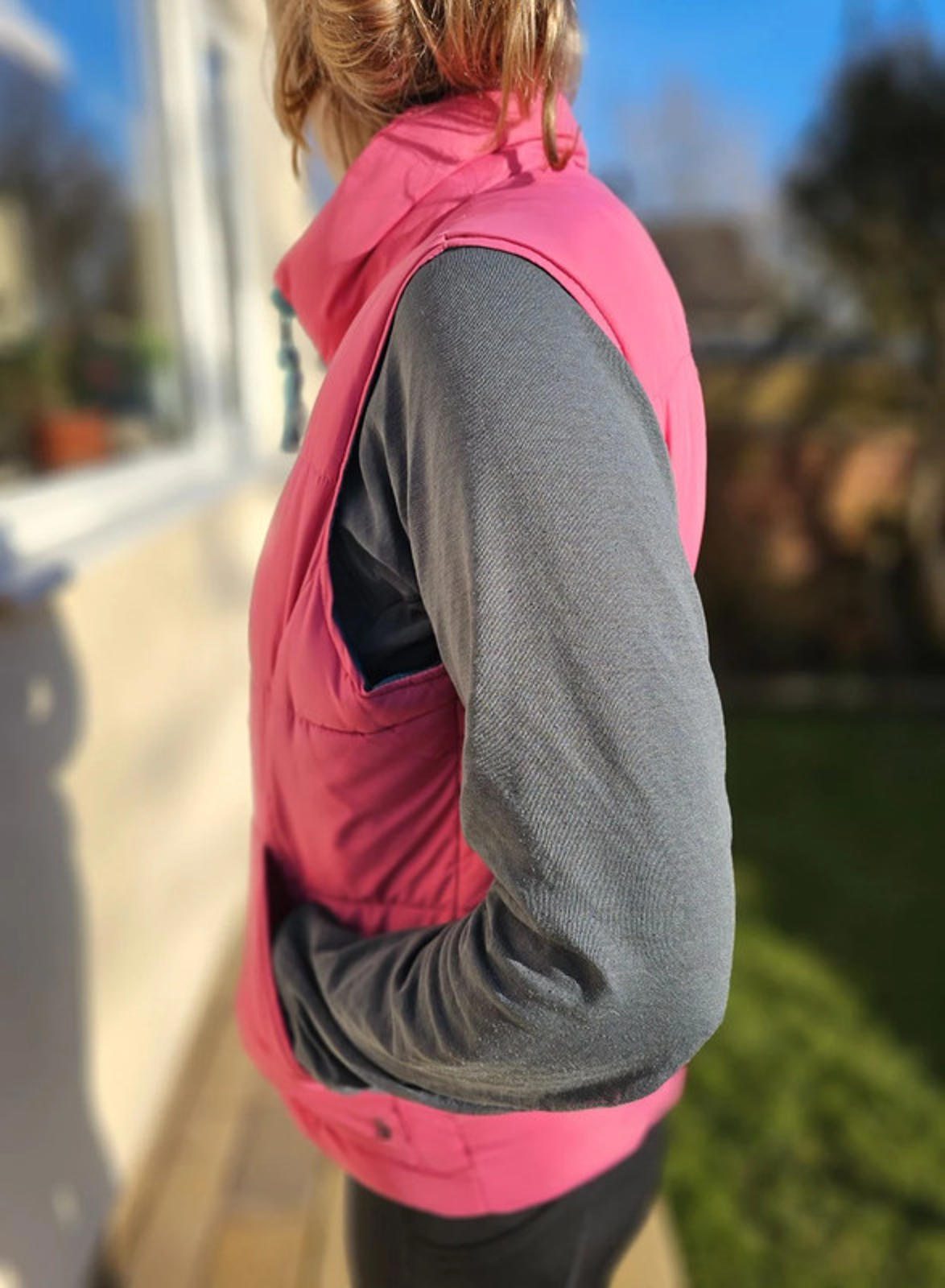 Joules Pink Insulated Body Warmer Vest Gillet - UK 12