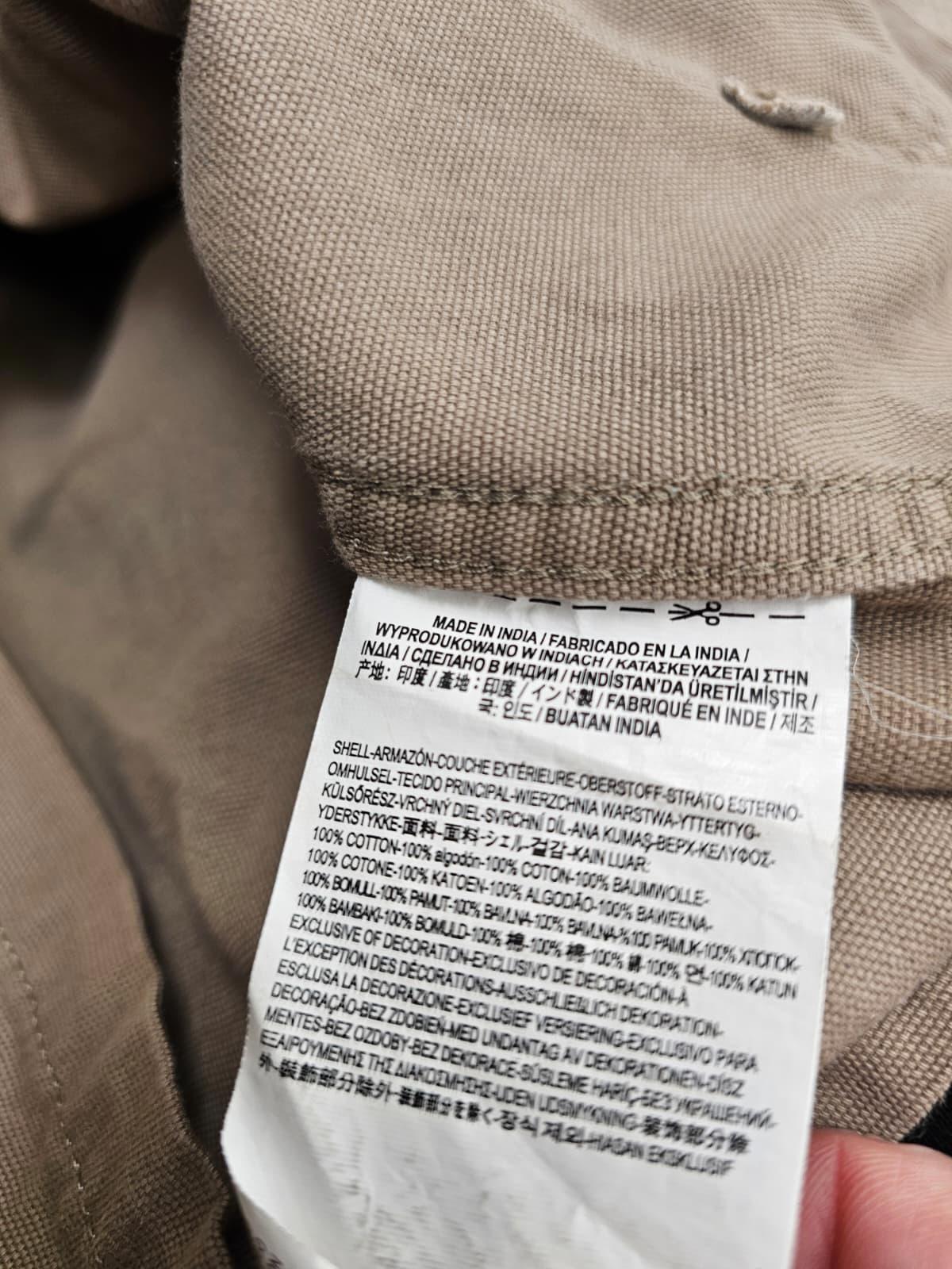 Vans Mens Button Up Chore Jacket/Coat - L/Large - Beige